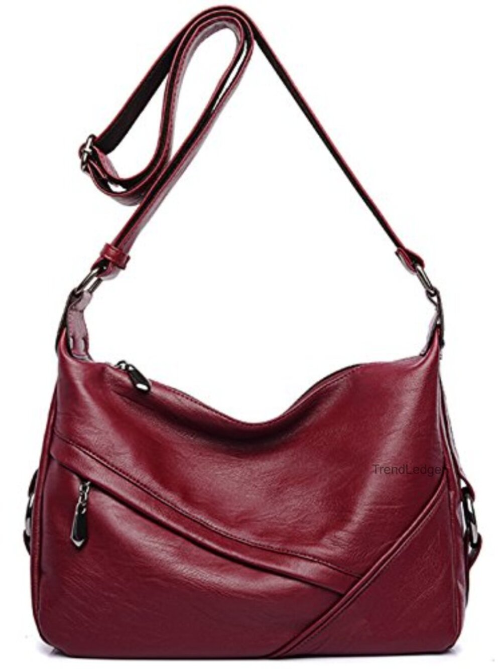 Retro Faux Leather Sling Shoulder Bag Soft Crossbody Handbag